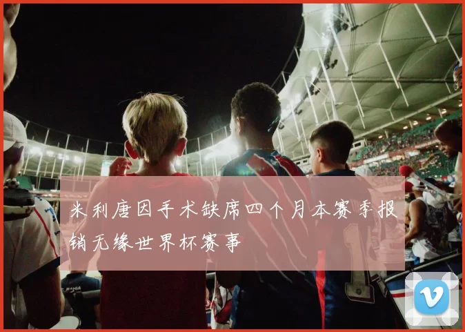 米利唐因手术缺席四个月本赛季报销无缘世界杯赛事